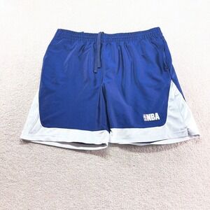 NBA Elevation Basketball Shorts Mens 2XL Blue White‎ Mesh Athletic Pockets